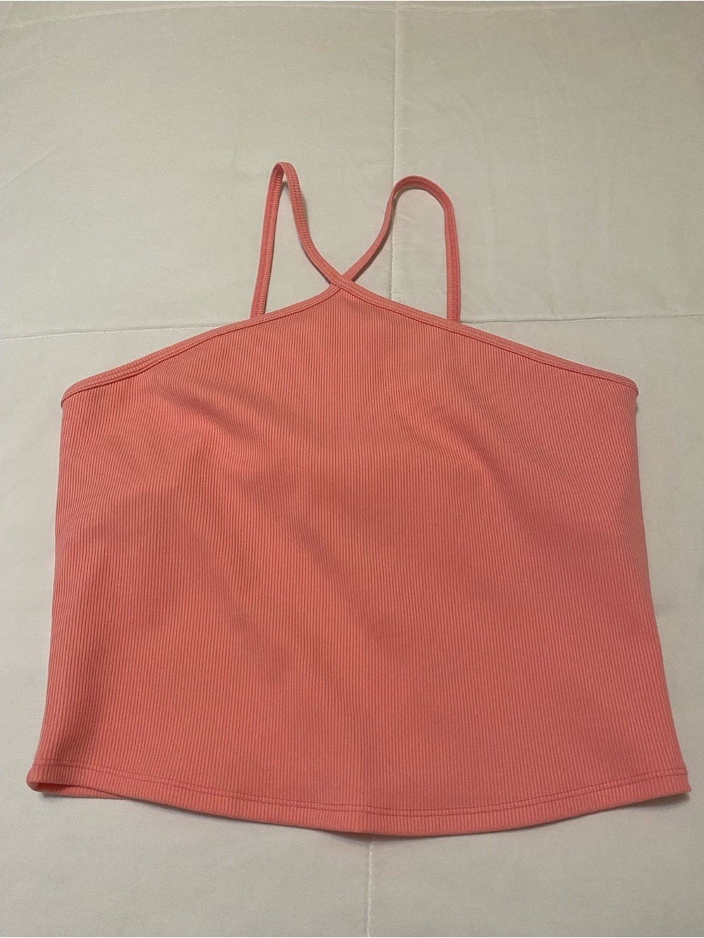 ALO Yoga Strawberry Lemonade Asymmetrical Crop Top - Picture 3 of 5